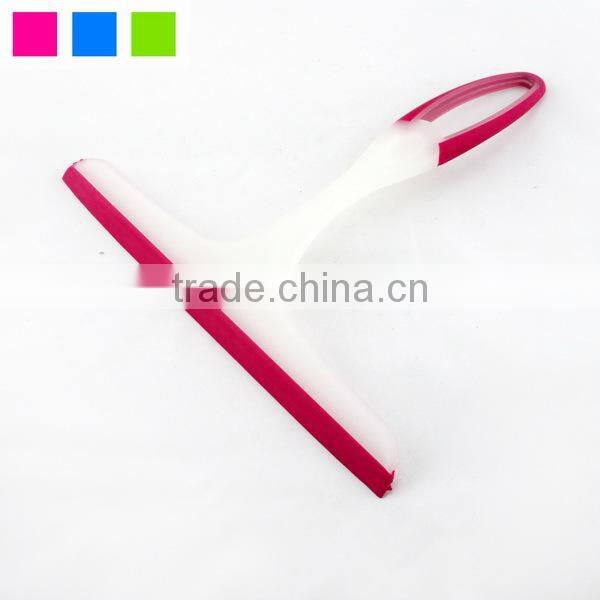 Plastic window squeegee rubber