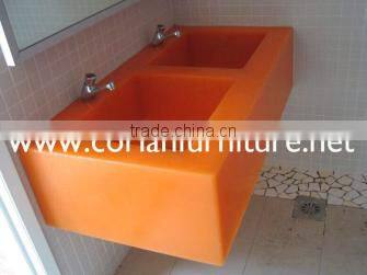 Rectangular wash basin