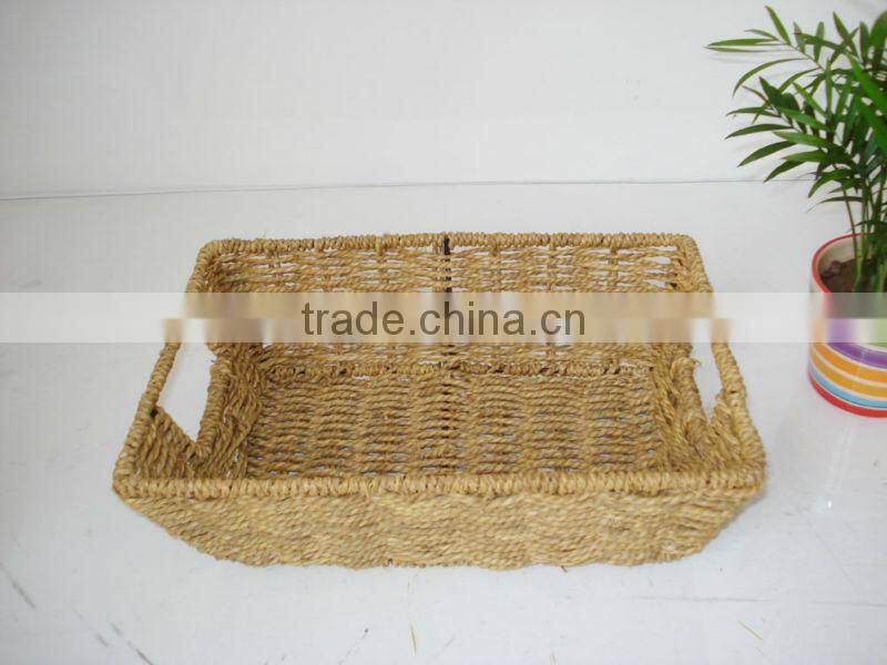 Small Rectangle sea grass basket &straw basket