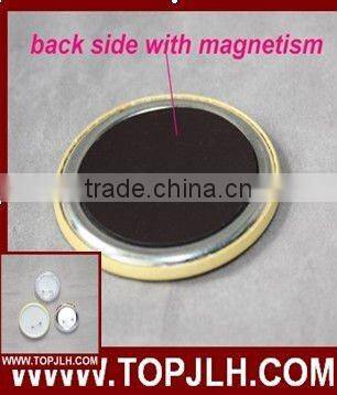 hot sale badge button pin making press machine custom metal pin badge with magnetic