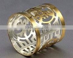 beautiful stylish metal napkin ring for wedding
