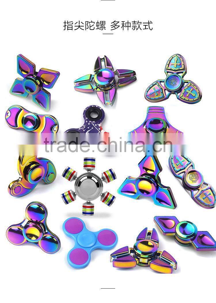 Top selling nice design alloy material fidget spinner toy