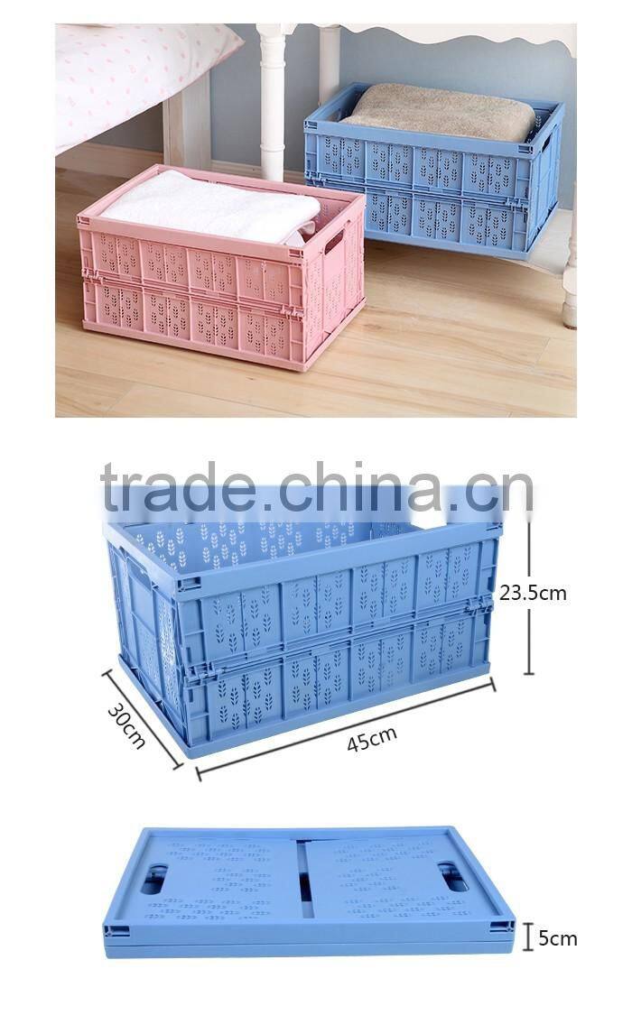 emc foldable crates, plastic foldable crates with different sizs