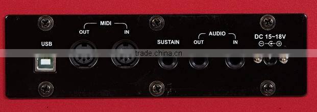 wholesale 88 key digital electric piano in red