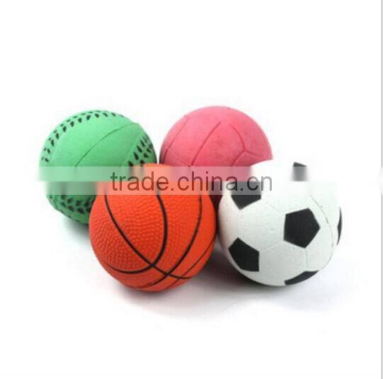 Flashing pet toys for cat and dog bouncing ball