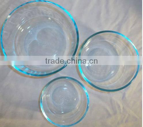 Tempered glass bowls,clear bowl,kitchen bowl