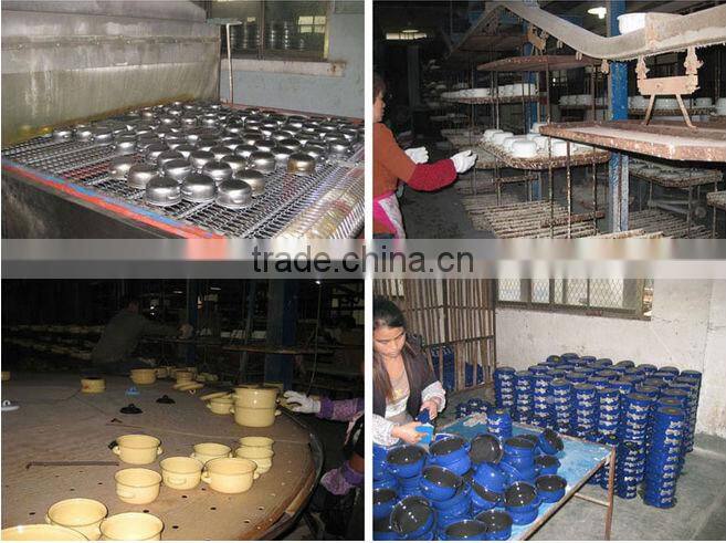 Aluminium ceramic cookware set frying pan soup pot