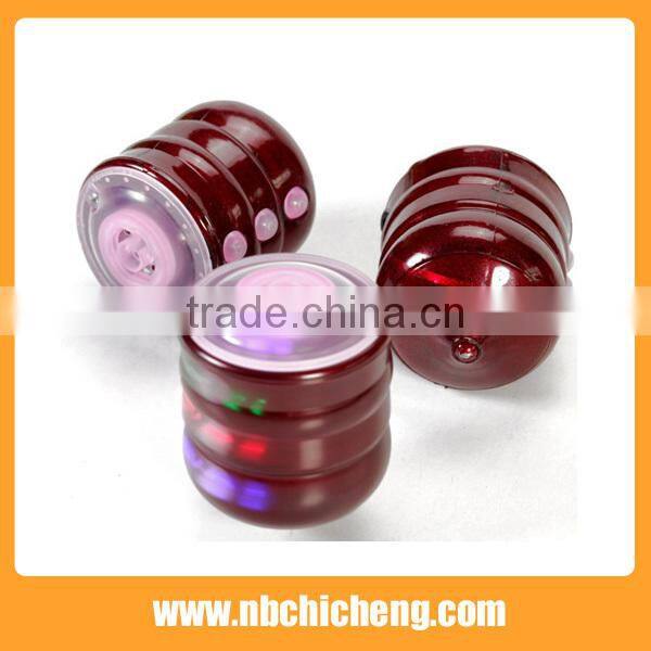 Best Selling LED Flashing Solid Color Spinning Top