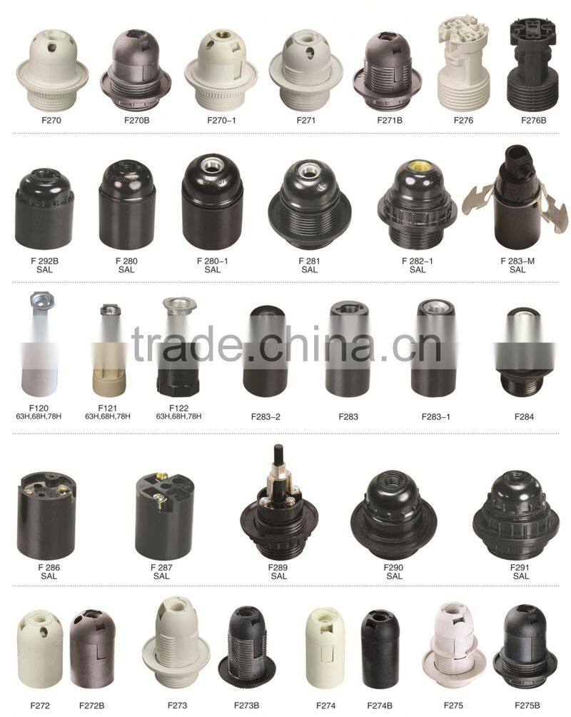 E27 porcelain lamp socket ceramic ceiling lamp holder