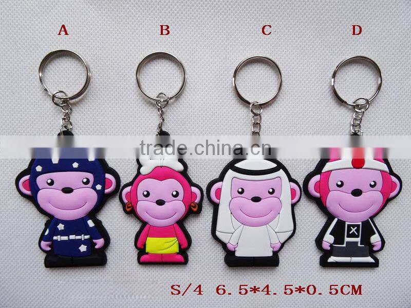 2016 russia monkey keychain for new year souvenir