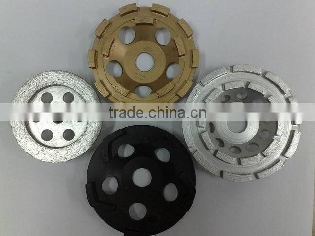 Guangjing 4--10 inch Hot Pressed Sintered Diamond Grinding Cup Wheel