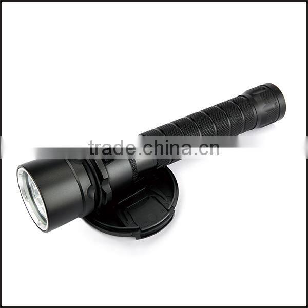 underwater super bright CREE XM-L2 U2 LED high power diving flashlight