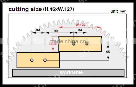 Single Sided Cutting Boring Moulding Machine SHTTF2 with ing length 2500mm and ing length 100mm