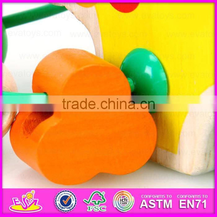 2016 hot new products baby wooden animal toy,best sale wooden animal toy W11B095