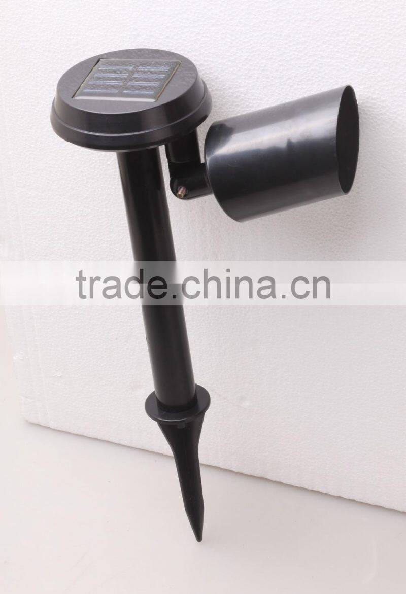 Hot sales factory price cheap lawn black body solar garden light