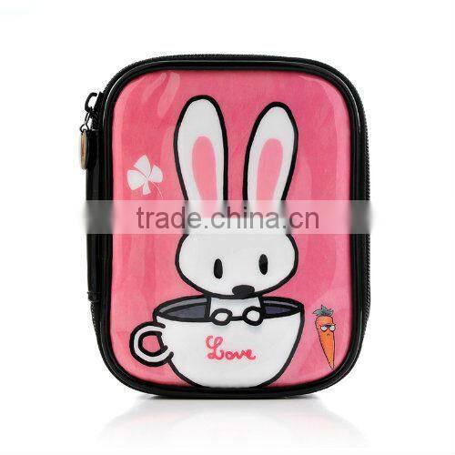 PU Cartoo Picture Cosmetic Bag With Compartment