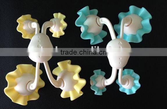 2014 flowertypes four wheels plastic massager