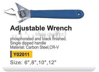 Y02004 Adjustable wrench with PVC handle