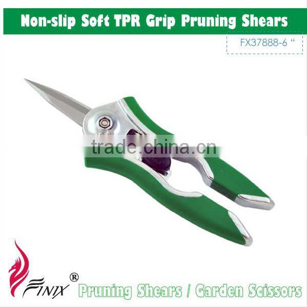 Zinc Alloy With Non-slip Soft TPR Grip Pruning Shears