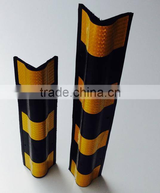with high reflector rubber garage Corner guard wall protector