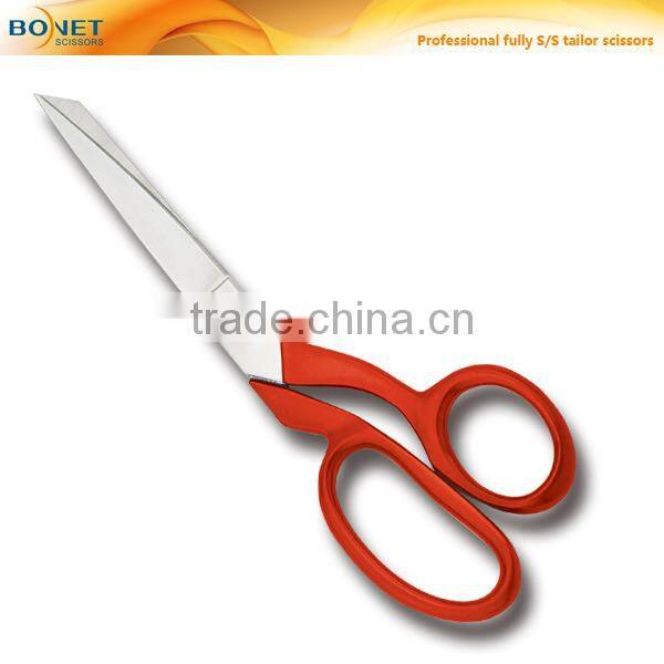 STA0015 8'' hand tools sharp full stainless steel tailor scissors