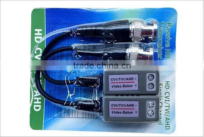 1 Channel Passive HD-CVI/AHD UTP Video Balun, Video Transceiver, Twisted Pair Transmitter