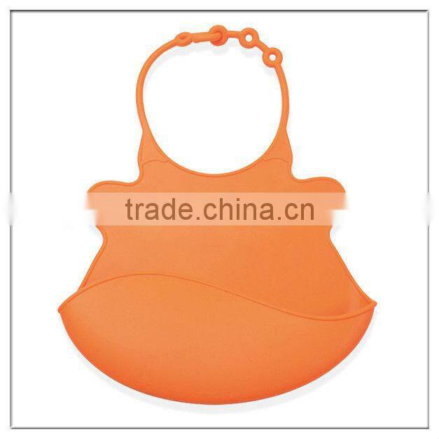 Popular and Wholesale Silicone Rubber Baby Bibs