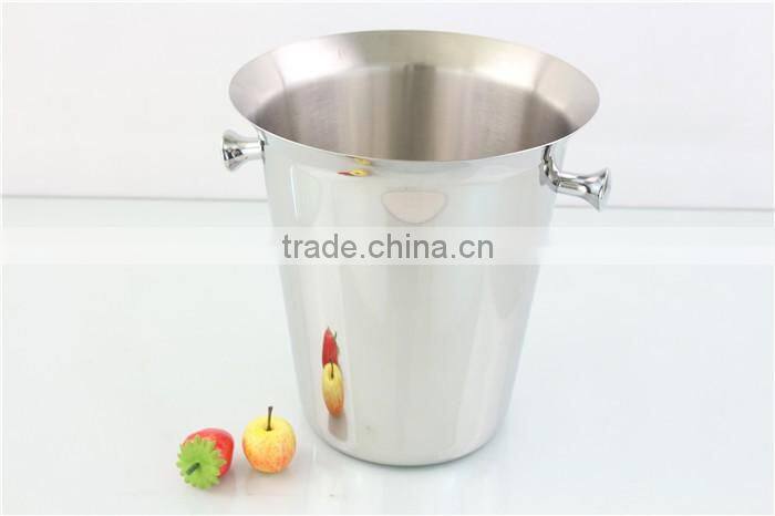 wine beer bottle custom logo stainless steel ice bucket