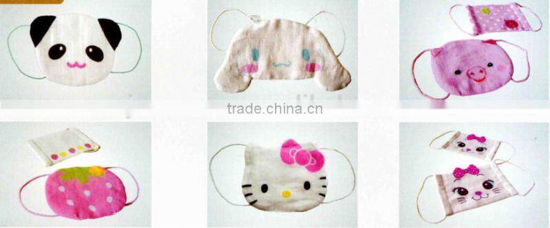 Cartoon masks gauze face mask