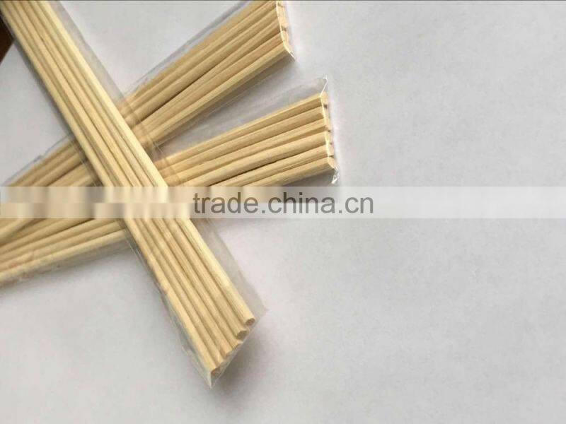 2015 Top sale Natural color Rattan Stick 3mm*180mm*6pcs /pack for aroma glass bottle