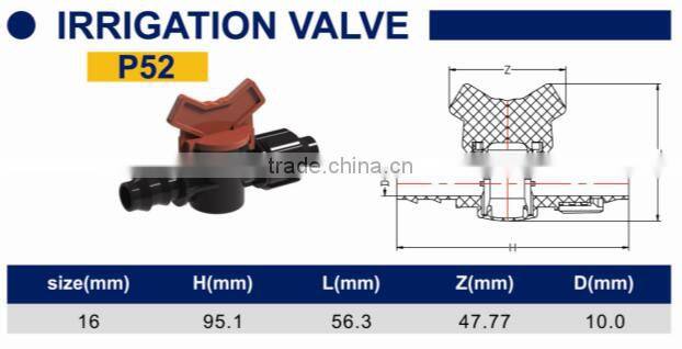 TY High quality PP compression fittings IRRIGATION VALVE eco-friendly Cheap Price Full Size factory price list discount