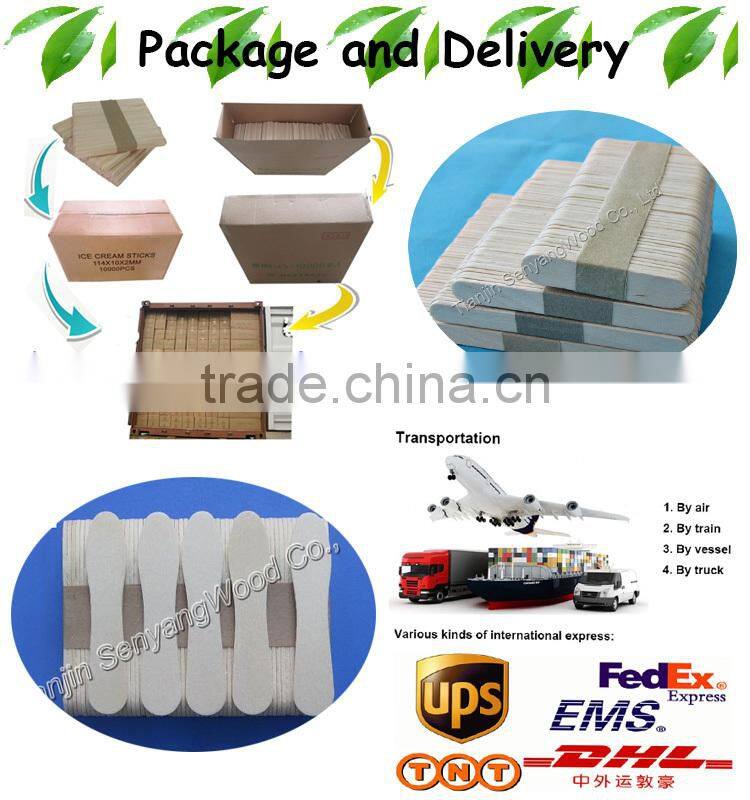 birch wooden engraved logo branding popsicle sticks