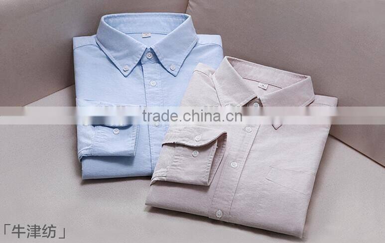 Comfortable blank slime fit shirt oxford shirts long sleeve dress shirts casual men shirts