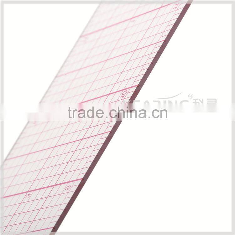 Kearing Brand sandwich line printing 1.2mm thick flexible garment ruler for sewing garment measuring #8248