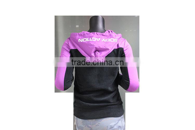 Wholesale Custom Black Sports Running Women Winter Jacket