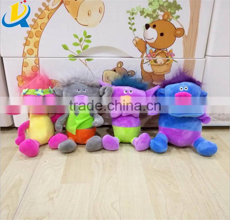 good quality cartoon dreamworks plush toys trolls set stuffed toy