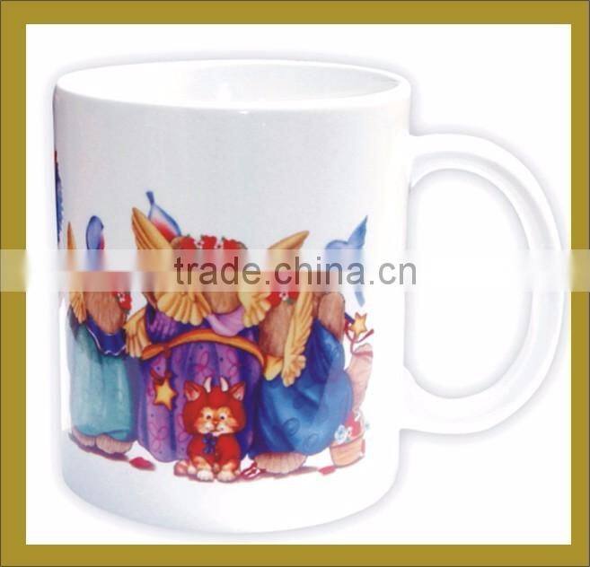 ceramic coffee mug with big handle