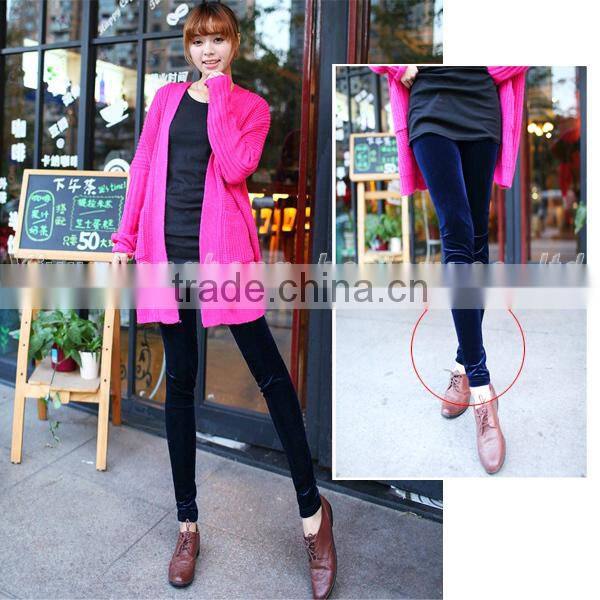 Hot South Korea Gold velvet joker leggings