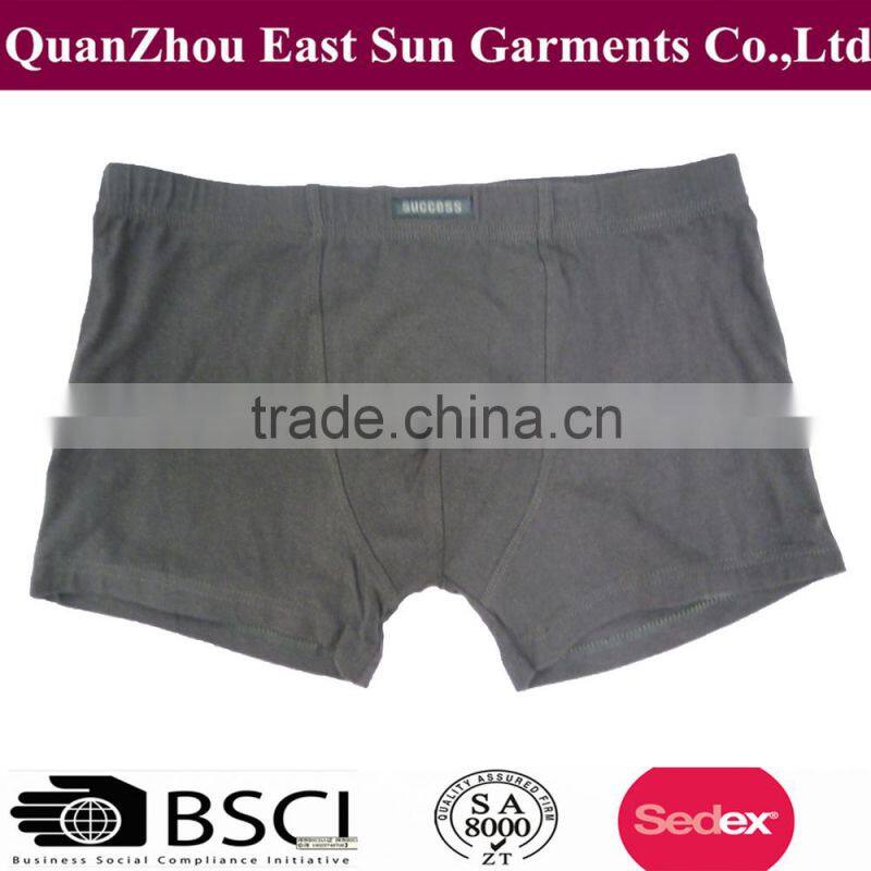 oem design male cotton underwear boxer men solid color