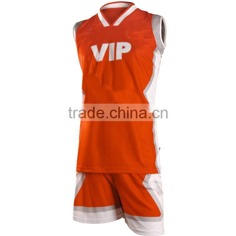 Orange basketball uniforms basketball jersey costume