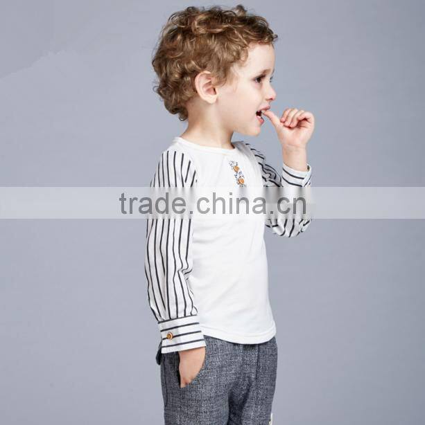 wholesale high quality clothing children's boutique clothing Autumn/Winter latest shirt designs for boys made in china