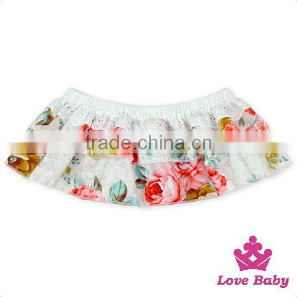 2017 New Design 2pcs Baby Clothing Sets Printed Fabric And Lace Baby Prints Wholesale Fabric Girls Boutique Clothing