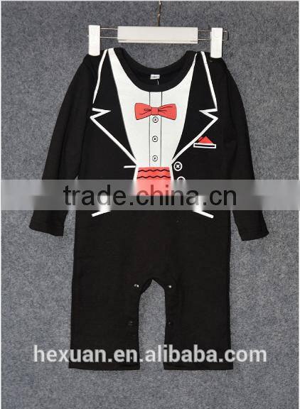 Baby autumn gentleman vest+ Long-sleeves shirt+ Long pant clothing set
