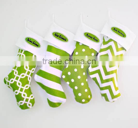 Hot sale custom colorful Christmas Matching Stocking