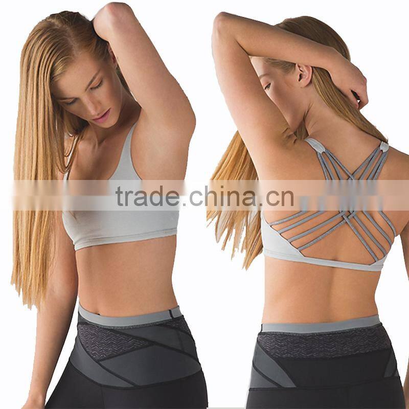 Hot Sale Workout Yoga Clothes Cheap Bodybuilding Training Women's Sports Bra