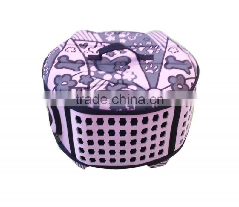 Good quality customer shoulder EVA carrier dog pet bag manufactory hottest wholesale home outside fold cat handle&pad low price