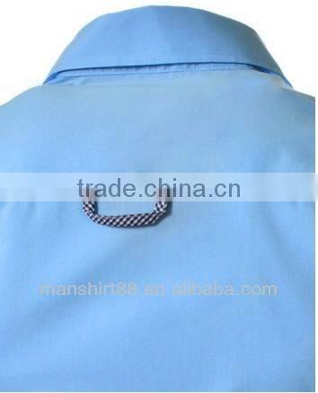 mens slim fit button down collar man dress shirt or camisas