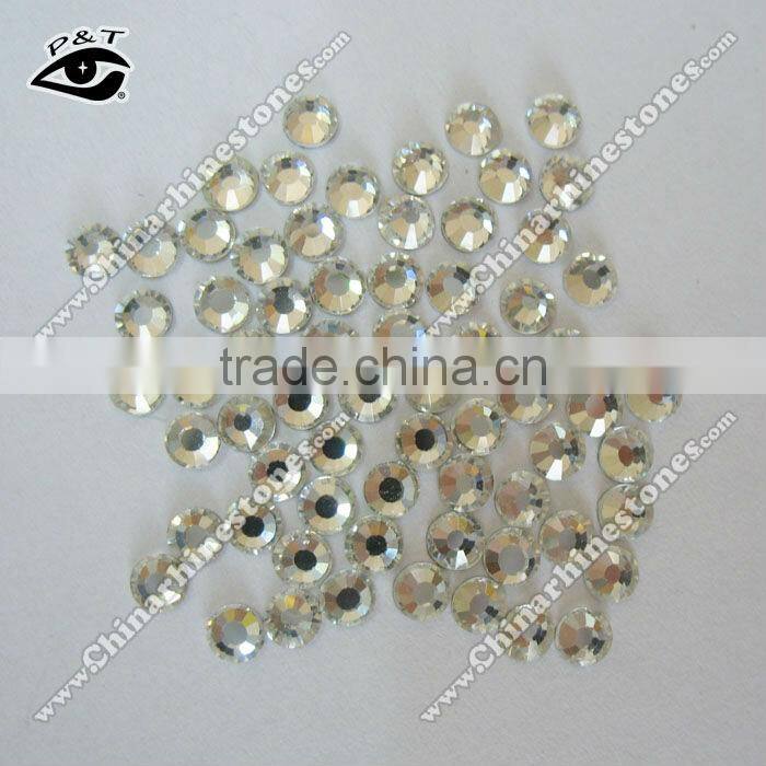 SS12 crystal clear for nail art flat back DMC rhinestone for dress crystals for dress decoration