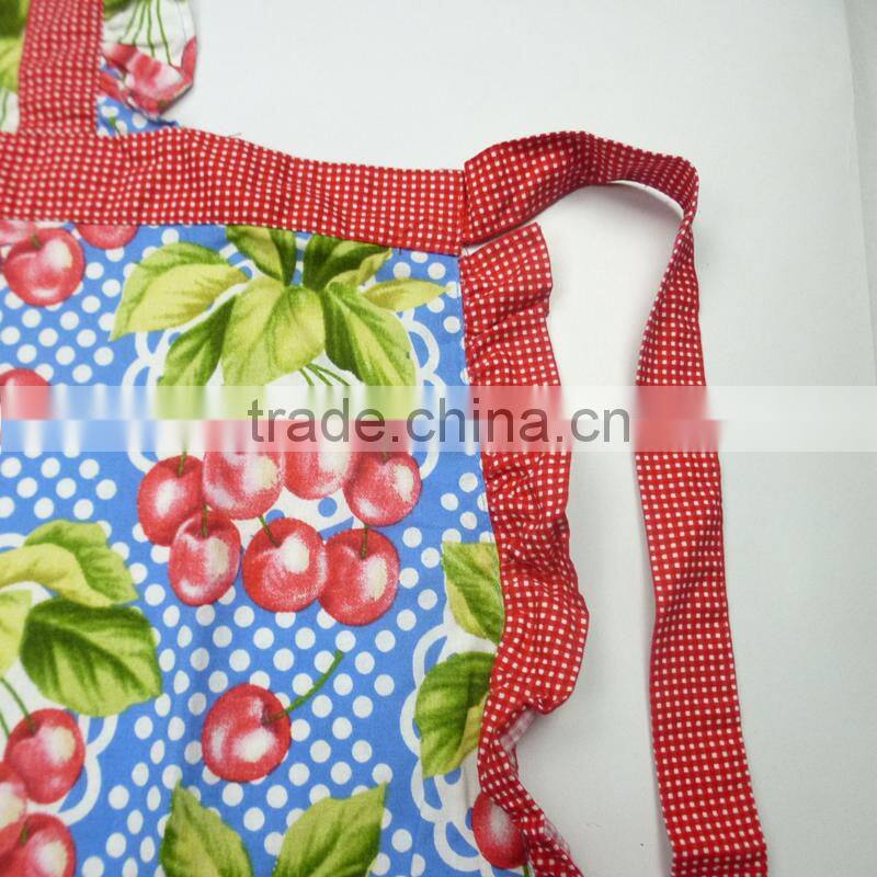 Lace adjustable neck apron