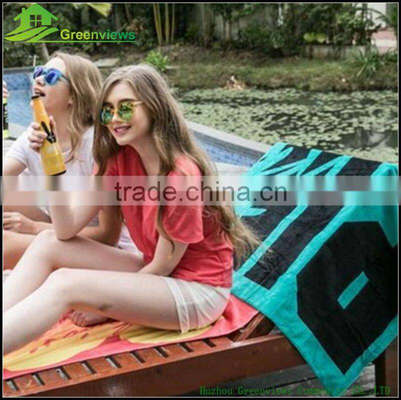 Cheap custom printed beach towel cotton towel manufacture beach towel cotton print